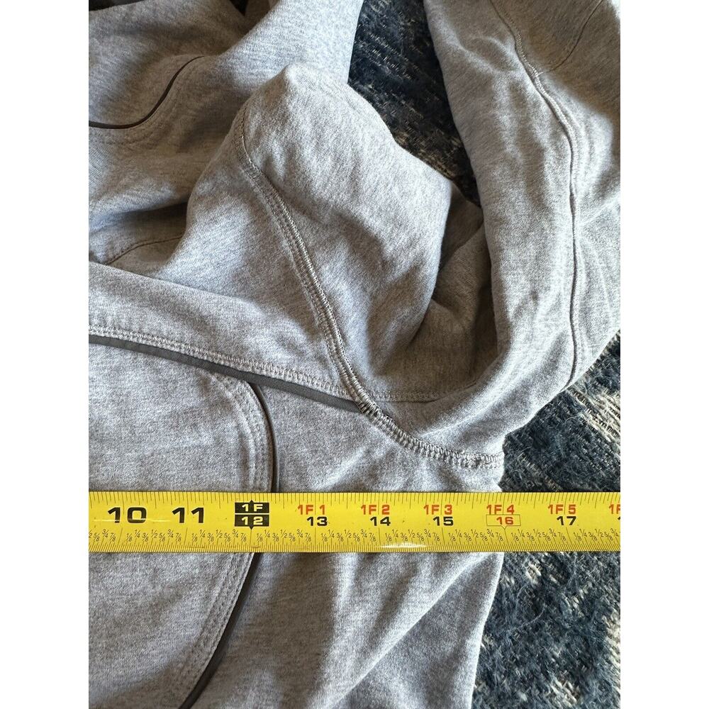 LULULEMON LIVE SIMPLY HOODIE HOODY JACKET II HEATHERED MEDIUM GREY SIZE 4 - Picture 8 of 8